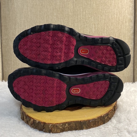 Nike Air Max 2010 Flywire Wineberry Black Running Shoes 386374-007 - Picture 8 of 9